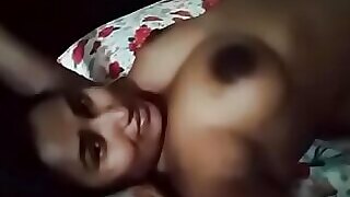 Busty Indian girl gets orgasm and cum